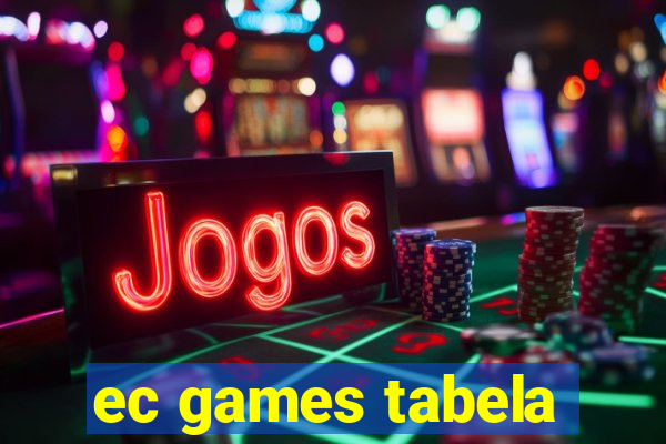 ec games tabela